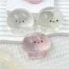 Mini Octopus Fidget Toy Cute Blue Glitter Clear Squishy Antianxiety Sensory Non Toxic Stress Relief Release Adult Birthday Gift