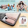 Travel Organizer Waterproof Travel Storage Bag Oxford Cosmetic Storage Men Wash Bag Zippered Handle Women Makeup Bag for Home