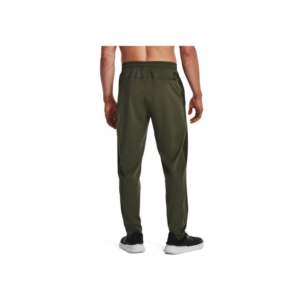 Under Armour Solid Color Tapered Training Casual Knit Pants Men Pants Green 1379677-390