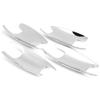 Premium Car Door Bowl Cover Trim ABS   Silver 4Pcs Set Scratch Dust   sy Installation for C Class W205 GLC X253 E W213