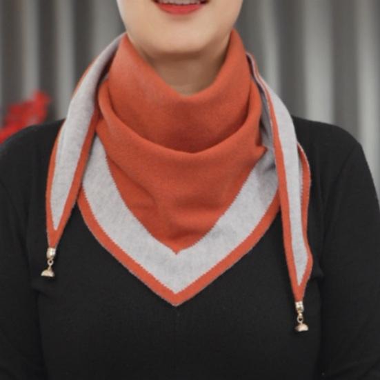 

Женский шарф Yousheng, цветной вязаный толстый теплый шарф для защиты шеи с магнитной связью, мягкий зимний утеплитель для шеи, повязка на шею