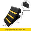 Portable Wooden Triangular Wheel Chock: Anti-Roll Stopper for Large Trucks and Cars.