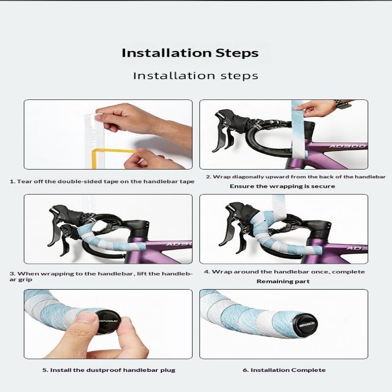 Road Bike Bar Tape Ultralight Handlebar Tapes Eva+Pu Soft Anti-Vibration Wrap Tape Durable Bar Tape Cycling Accessories