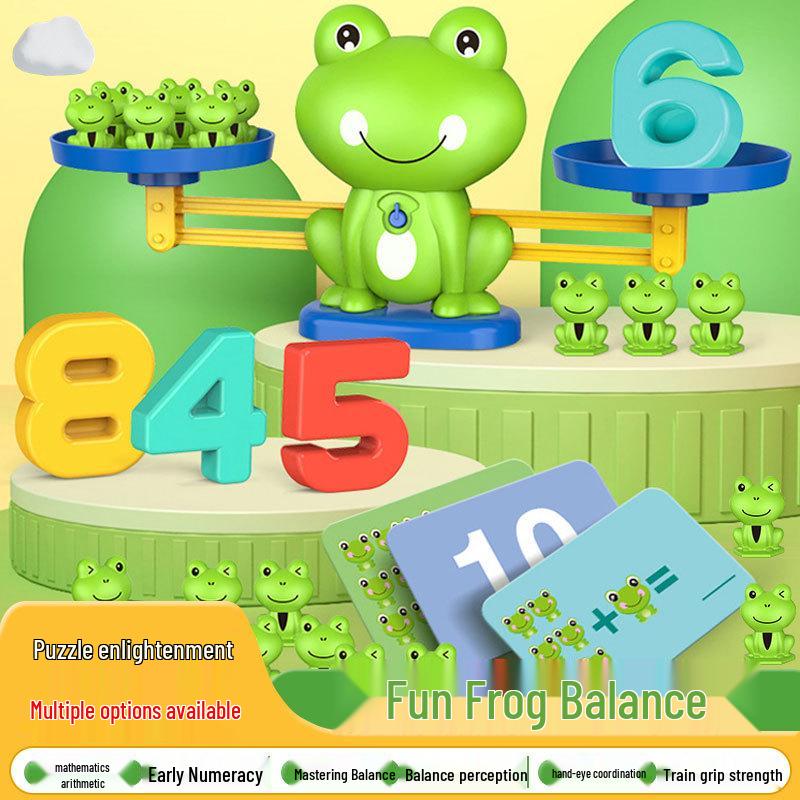 Frog Monkey Number Balance Scale: Educational Toy for Cognitive and Logical Development in Children