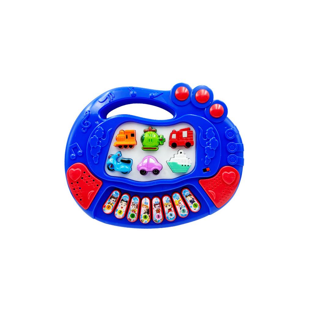 Multifunctional Children's Traffic Electronic Piano Early Education Educational Toy Music Simulation Retro Sound And Light Toy