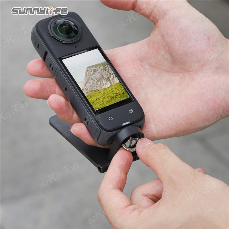 Für DJI Pocket 3 Action 5 Magnetische Halterung Basis Winkelverstellbar Schreibtischbasis für Insta360 Ace Pro 2 X4 GO 3S Kamera Zubehör