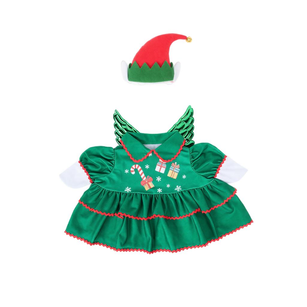 Christmas Porch Outfit with and Skirt for Outdoor Yard Holiday Decoration