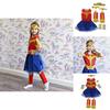 Wonder Woman Cosplay Costume For Kids Halloween And Party Suit For Girls
