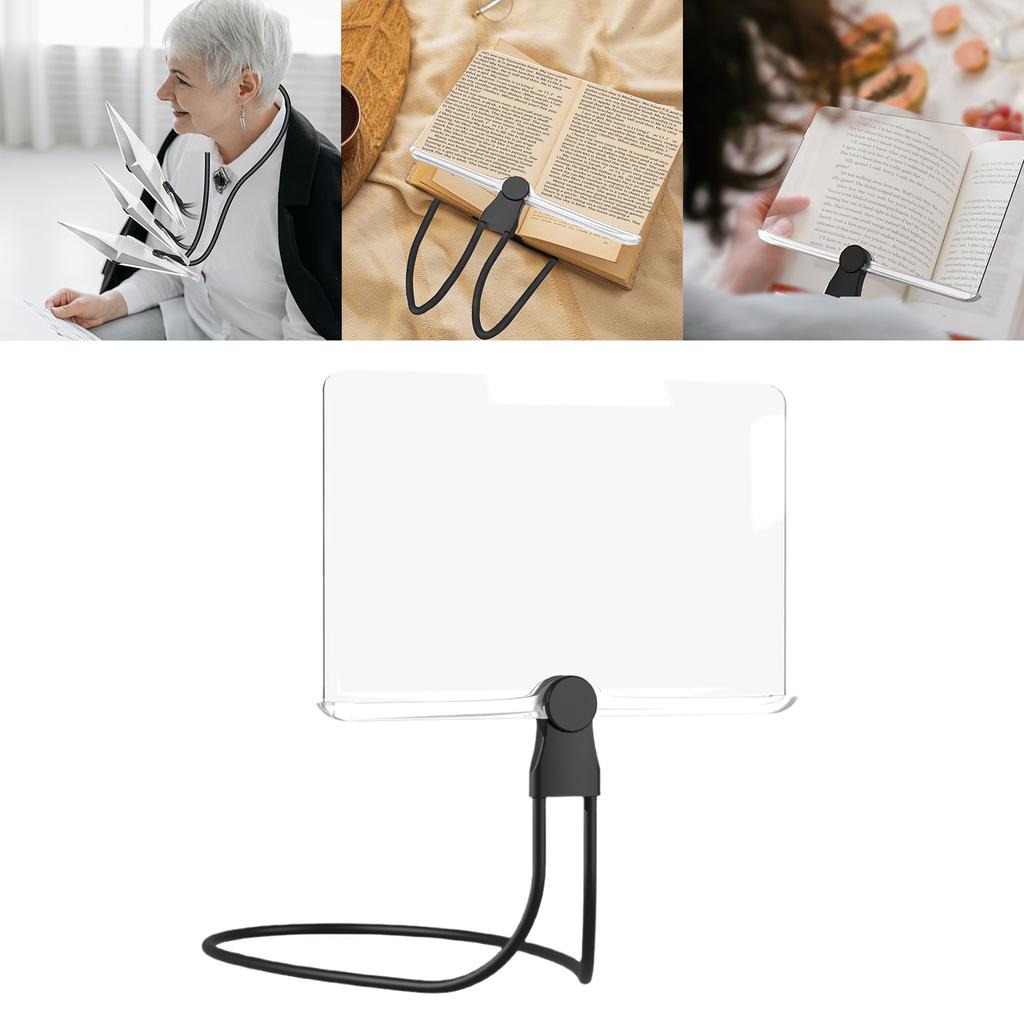 1.8X Page Magnifying Lens Magnifying Glass for Seniors Reading Flexible Gooseneck Neck Wear Page Magnifiers