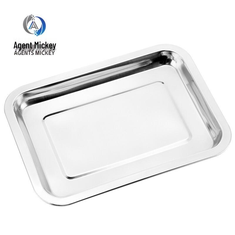 Mickey Agents 304 Stainless Steel Rectangular Tray