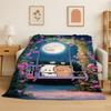 Morbida Coperta Plaid in Flanella, Disegno Carino Bubu Dudu Orso Amore, Coperta Accogliente per Letto, Divanetto, Divano, Camera da Letto, Soggiorno, Viaggio, Campeggio