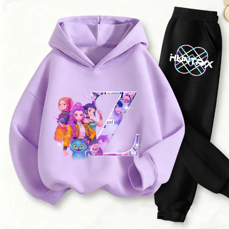 

Комплекты одежды для девочек Комплект с принтом Повседневная толстовка Худи Мода для девочек Детская одежда Спортивная одежда 160