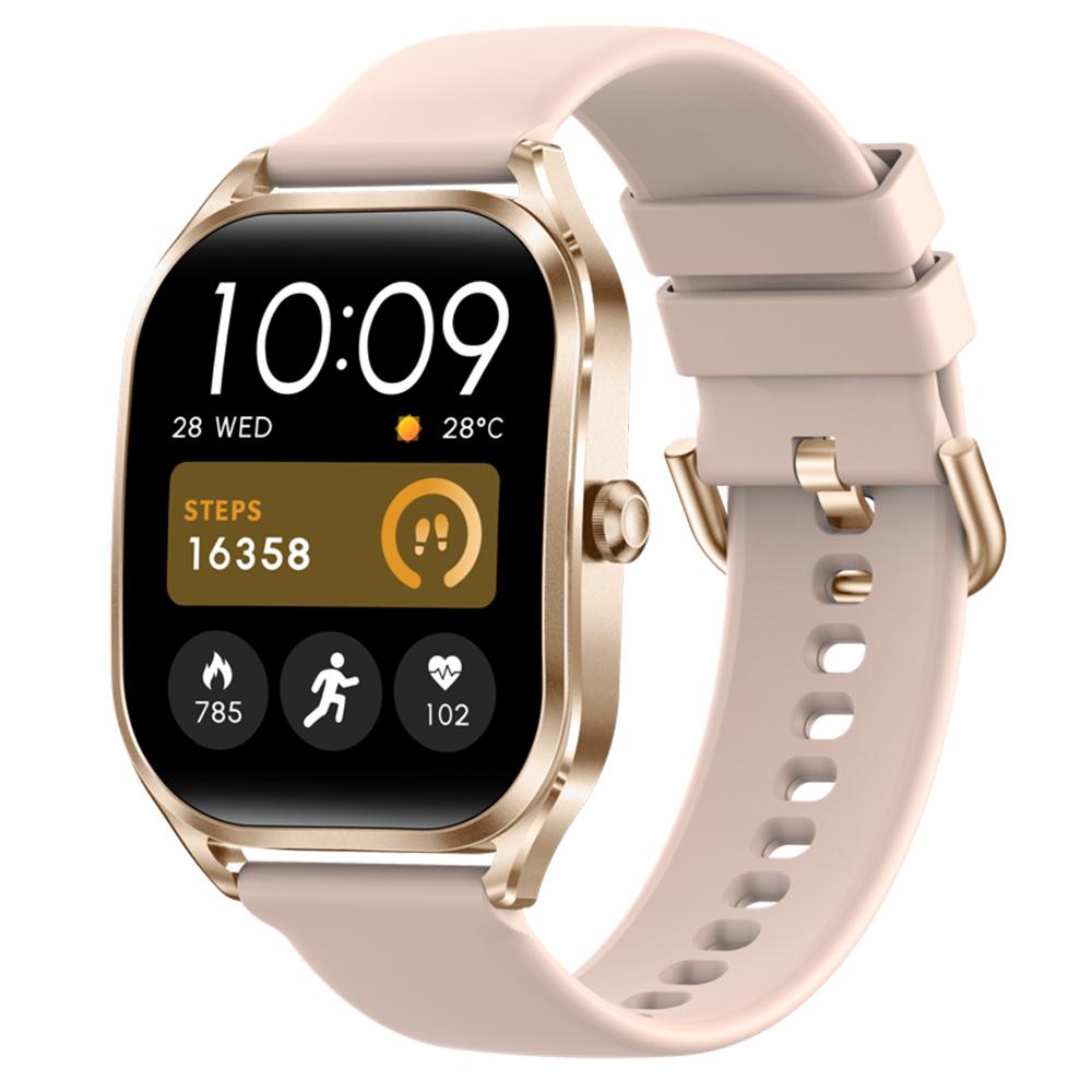 

H35 2,02-дюймовые Смарт-часы с мониторингом сердечного ритма и артериального давления, Смарт-браслет с поддержкой Bluetooth-звонков Gold