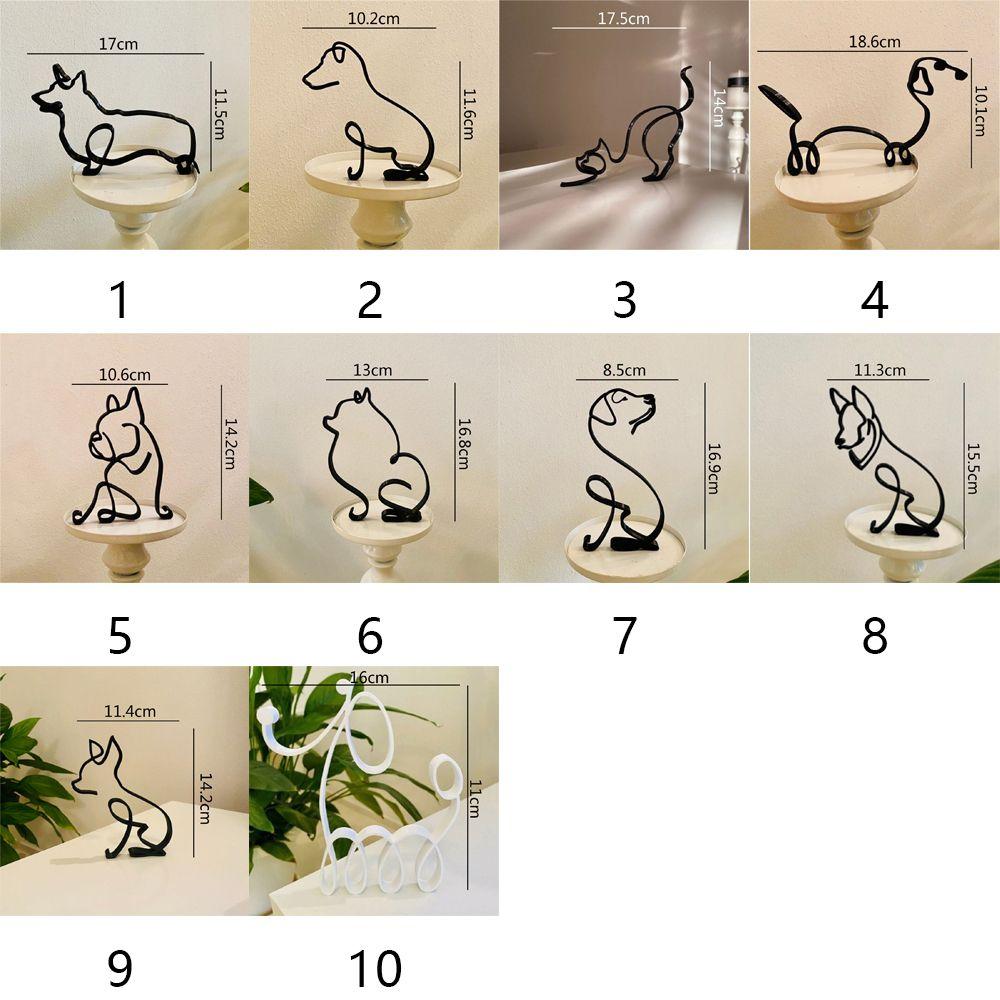 Gift Desktop Decoration Dog Cat Home Office Home Decoration Figurines Dog Ornaments Art Sculpture