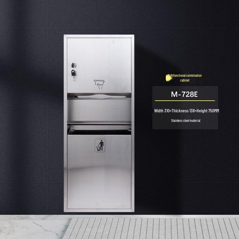 

Настенный шкафчик-держатель для бумажных салфеток из нержавеющей стали