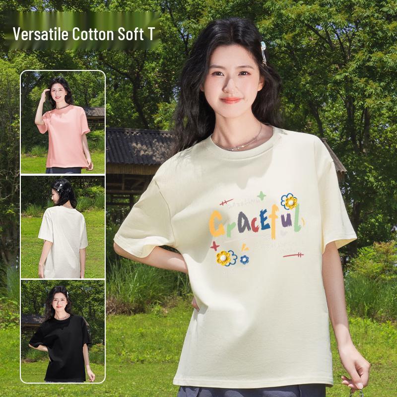 Baleno Women's Cotton Graphic Print T-Shirt