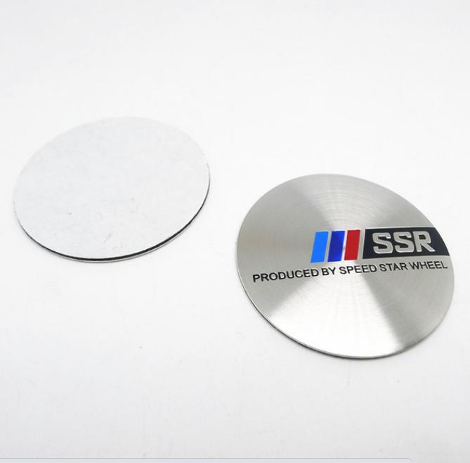 4pcs 45mm 50mm Rays Volk Racing Wheel Center Caps Sticker Car Rims Hubcap Emblem Badge