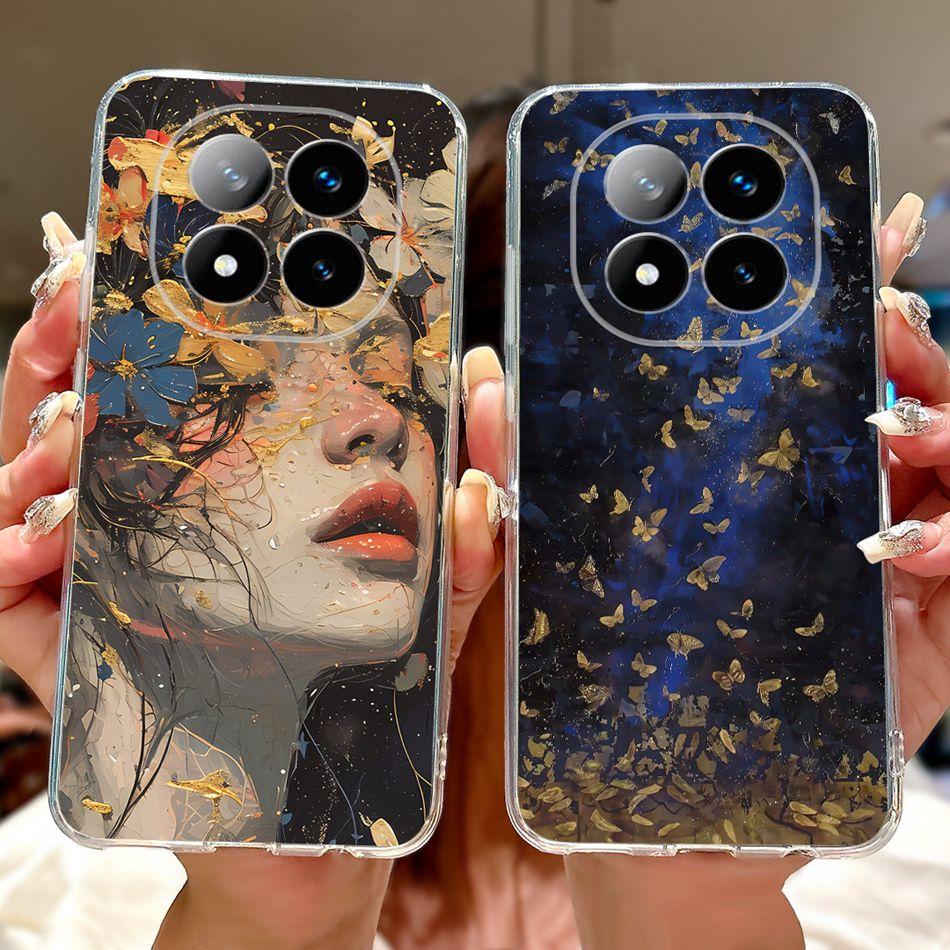 For Xiaomi Redmi Note 14 Pro+ Cool Dragon Tiger Painted Phone Case For Redmi Note14 Pro Plus 5G Soft Silicone TPU Cases