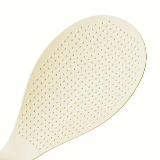 Egg-Shaped Standing Rice Spatula Non-Stick Raised Dots Rice Scoop Cute PP