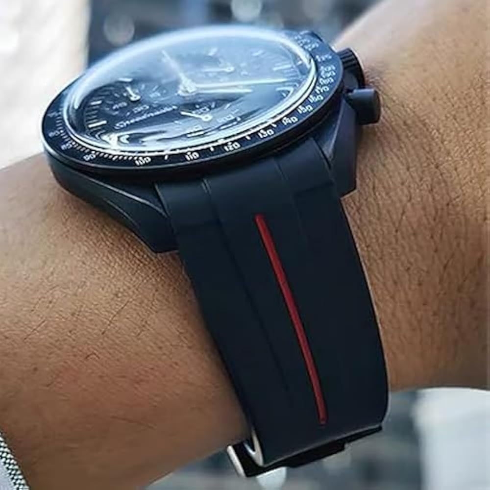 20mm Watch Band for Omega X Swatch MoonSwatch Watch Strap Omega and Swatch Band Rubber Watch Band...