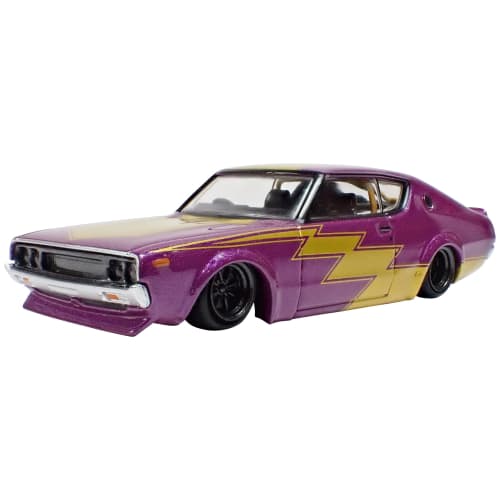 BoostGear Custom AOSHIMA 1/64 Scale Grand Champion 15th Edition Kenmeri GT-R 1973 Model (KPGC110) BoostGear Custom Color (No Base, Box Included) Finis
