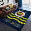 Benutzerdefinierter Fenerbahce sk Teppich für Wohnzimmer Schlafzimmer Zuhause Sofadekoration, Kinderspiel Rutschfeste Bodenmatte