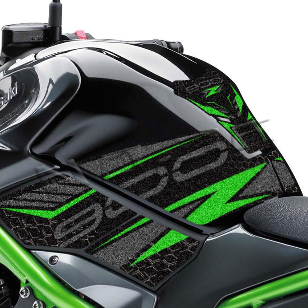 thumbnail image 2 of For Kawasaki Z900 Z900 3M Motorcycle Fuel Tank Anti Slip Pad Sticker Gas Cap Cover Frosted 2 of 10