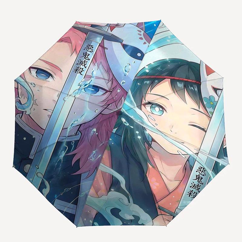 1pc Kaguya-sama: Love is War Outdoor Umbrella - Automatic Opening/Closing, Portable 3-Fold Design with 8-Bone Iron Frame, Perfect Gift for Kaguya-sama