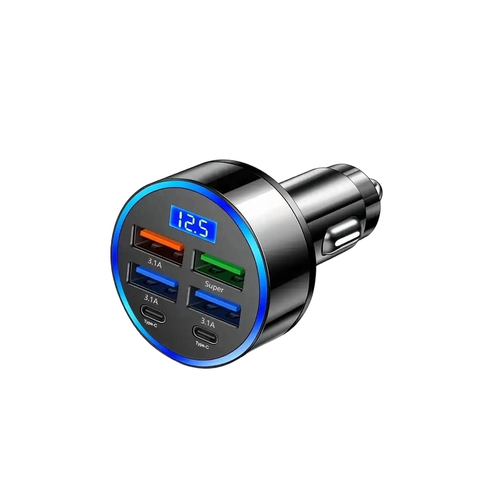 

Car Charger Supports Fast Charging, One-to-four, Car Charger One Size