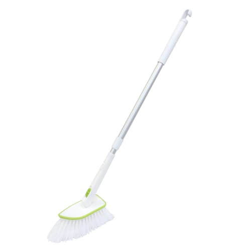 Towa Sangyo Bathroom Cleaning Brush, Extendable Aluminum Handle, Long, 30007