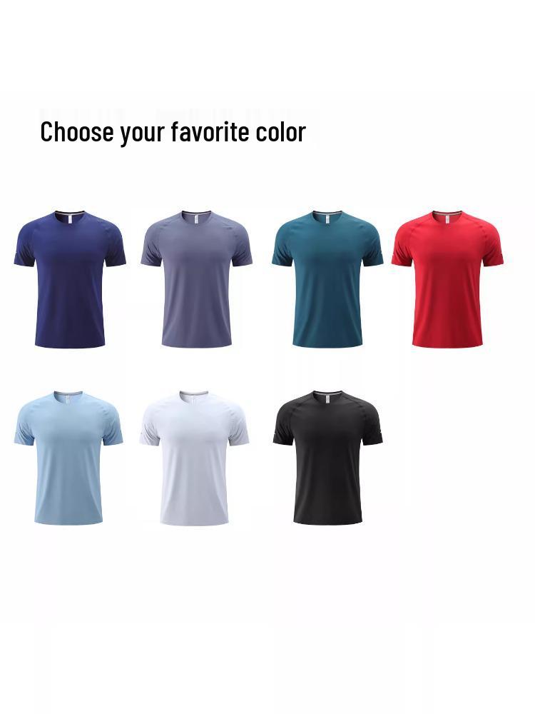 Unisex Quick-Dry Marathon T-Shirt & Track Suit - Short Sleeve, Team Uniform for Running and Fitness