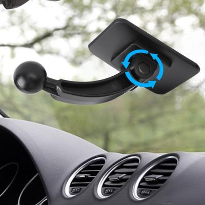 17mm Kugelkopfhalterung Autohalterung Selbstklebende Armaturenbrettbefestigung Windschutzscheiben-Navigationshalterung Handyhalter