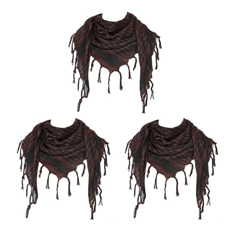123Pcs Keffiyeh Tactical Desert Scarf Wrap Shemagh Head Neck Arab Scarf Keffiyeh Scarf Wrap For Men And Women