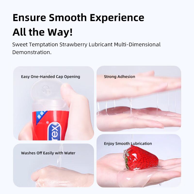 Durex Sweet Temptation Strawberry Personal Lubricant 50ML 1pc