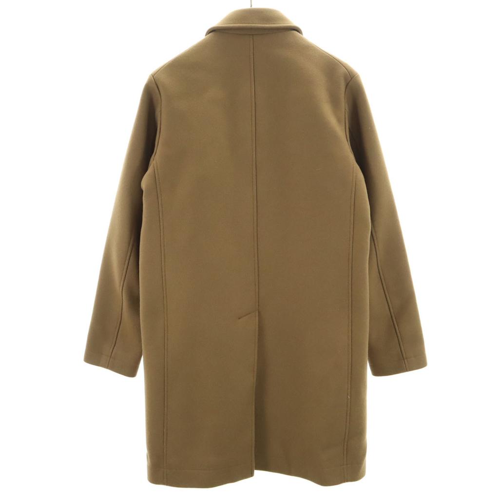EDIFICE Stainless collar coat L Khaki Brown Men's Used