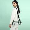 Transparent Laser Crossbody Bag For Women Cylindrical Fashion Mini Shoulder Messenger Bag PVC Jelly Small Tote Bag