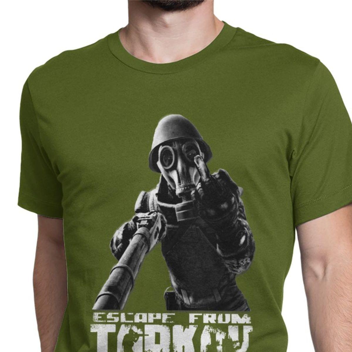 

Чоловіча футболка Escape From Tarkov This Is You Одяг для гри-шутера на виживання Винтажна футболка з круглим вирізом Подарункові Топи Футболки M
