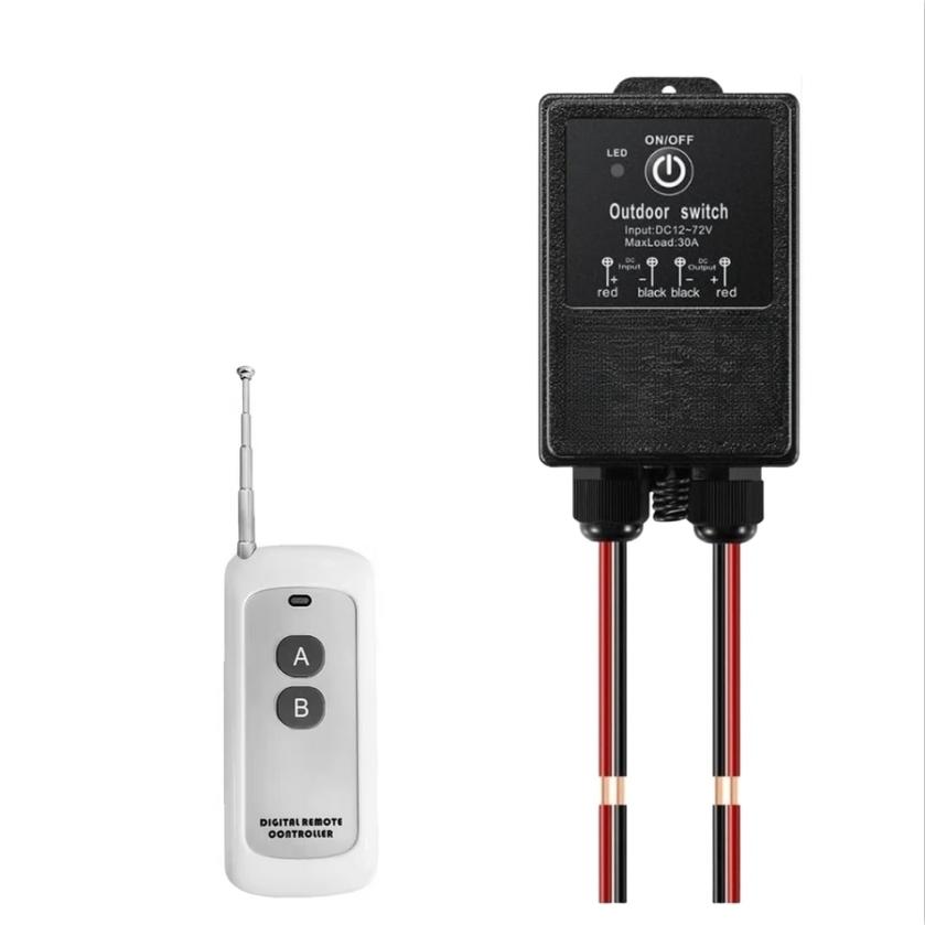 AC220V Control Switch IP65 Waterproof Switch Control Range 500 Meters Long-Range Signal Waterproof Switch 47*29*93mm