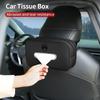 Boîte à mouchoirs de voiture Sac à mouchoirs pour dossier de siège Installation facile Pour Citroen C4 C3 C2 C-Elysee Berlingo Picasso Jumpy Cactus Aircross Saxo