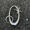 Keychain Hook Durable Spring Movement Handmade Knotted Pendant Handcrafted Rotating Rope Hook Keyring Accessory