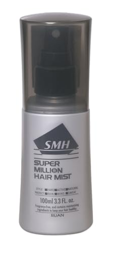 [2-Piece Set] Super Million Hair 30g (Approx. 75 Uses) (Black) & Super Million Hair Hair Mist 100ml