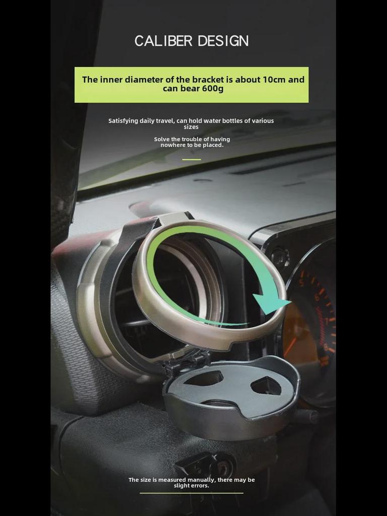 2019 Suzuki Jimny Klips na deskę rozdzielczą Składany uchwyt na kubek