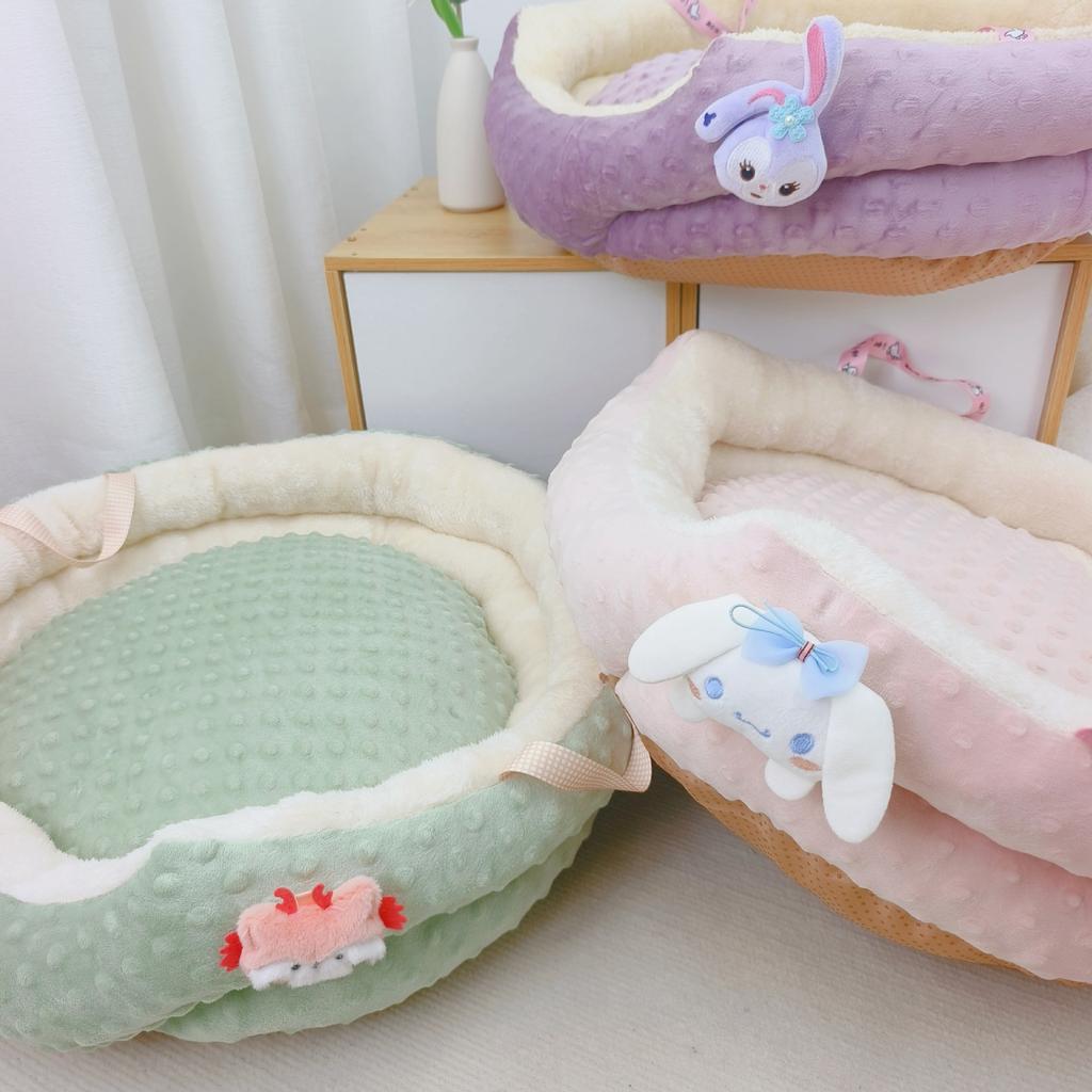 Kleiner Puppen-Zwinger Herbst Winter Dick Warm Haustier Sofa Als Bären-Hundebett Kleiner Hund Haustier Katze Zwinger Kissen