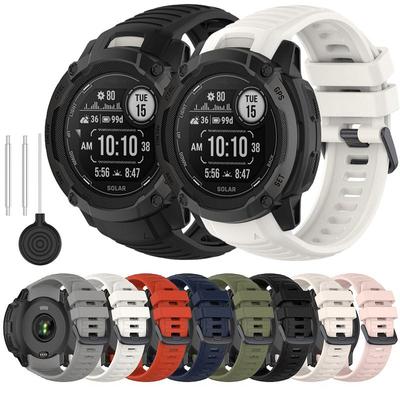 22 MM 26 MM dla Garmin Instinct 2X Solarna opaska na nadgarstek Quickfit Silikonowa opaska na zegarek