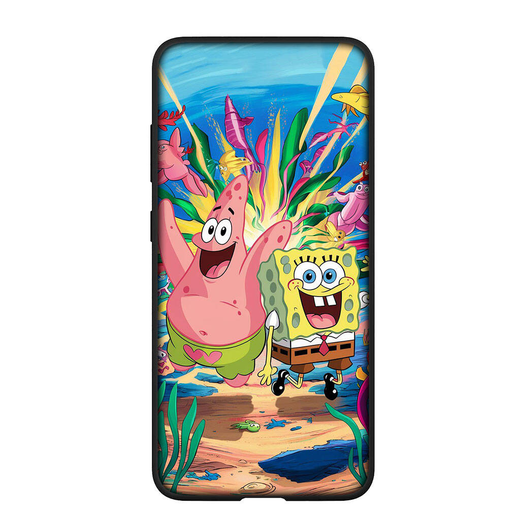 Phone Case for iPhone 17 16 15 Plus Huawei P30 P20 Lite Redmi Note 14 12 11 13 Pro Max OPPO A60 A80 A40 A18 A38 Comics S-SpongeBobs SquarePants Cover