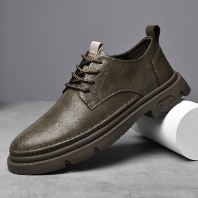 Fashion Lace-up Outdoor Walking Shoes 2024 All-match Male Comfortable Business Shoe Non-Slip Men's Shoes New Men Genuine Leather Oxfords
