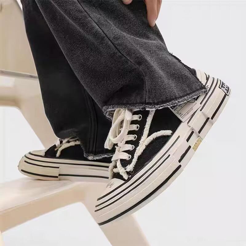 Couple model beggar canvas shoes women's new retro versatile casual sports shoes