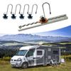 Easy Installation Single Stud Fitting L Track Tie Down Anchors for Airline Rails Tracks Fittings Cargo Hauling Accessory
