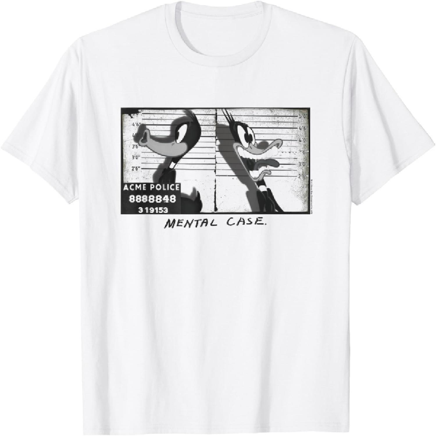 Looney Tunes Daffy Duck Mental Case T-Shirt XXXXXL белый