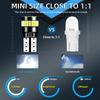 2/10x T10 194 Signal Lamp Festoon W5W 24smd 4014 Canbus LED Bulbs License Plate Lamp 12V Super Bright Reading Interior Light DRL